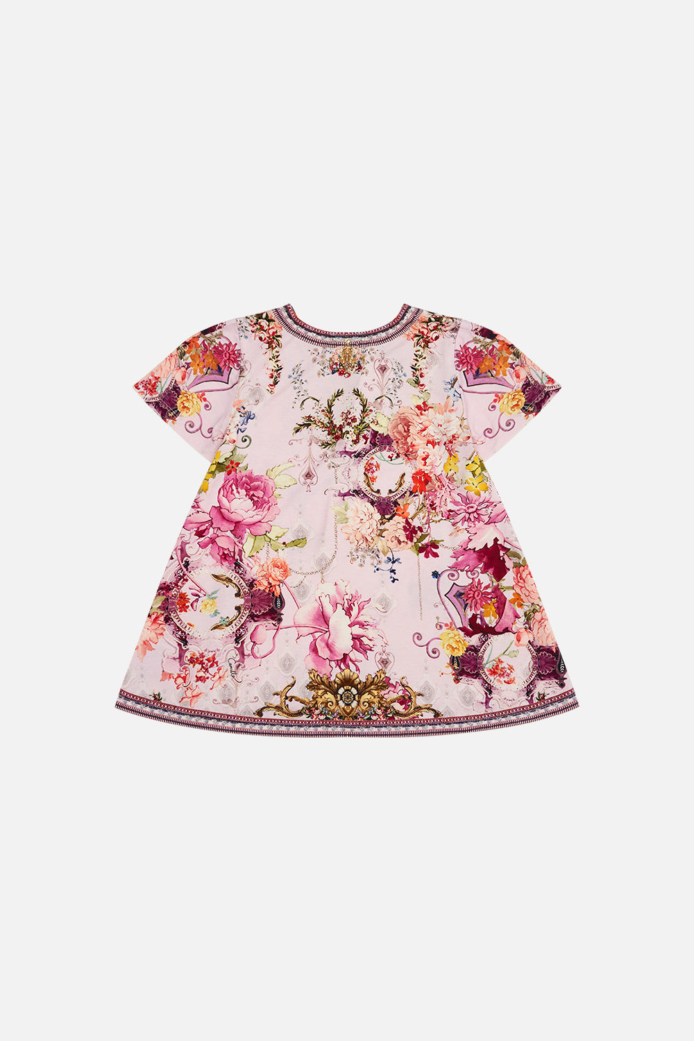 KIDS T-SHIRT DRESS WITH FLARE HEM 4-10 ST GERMAINS GIRL