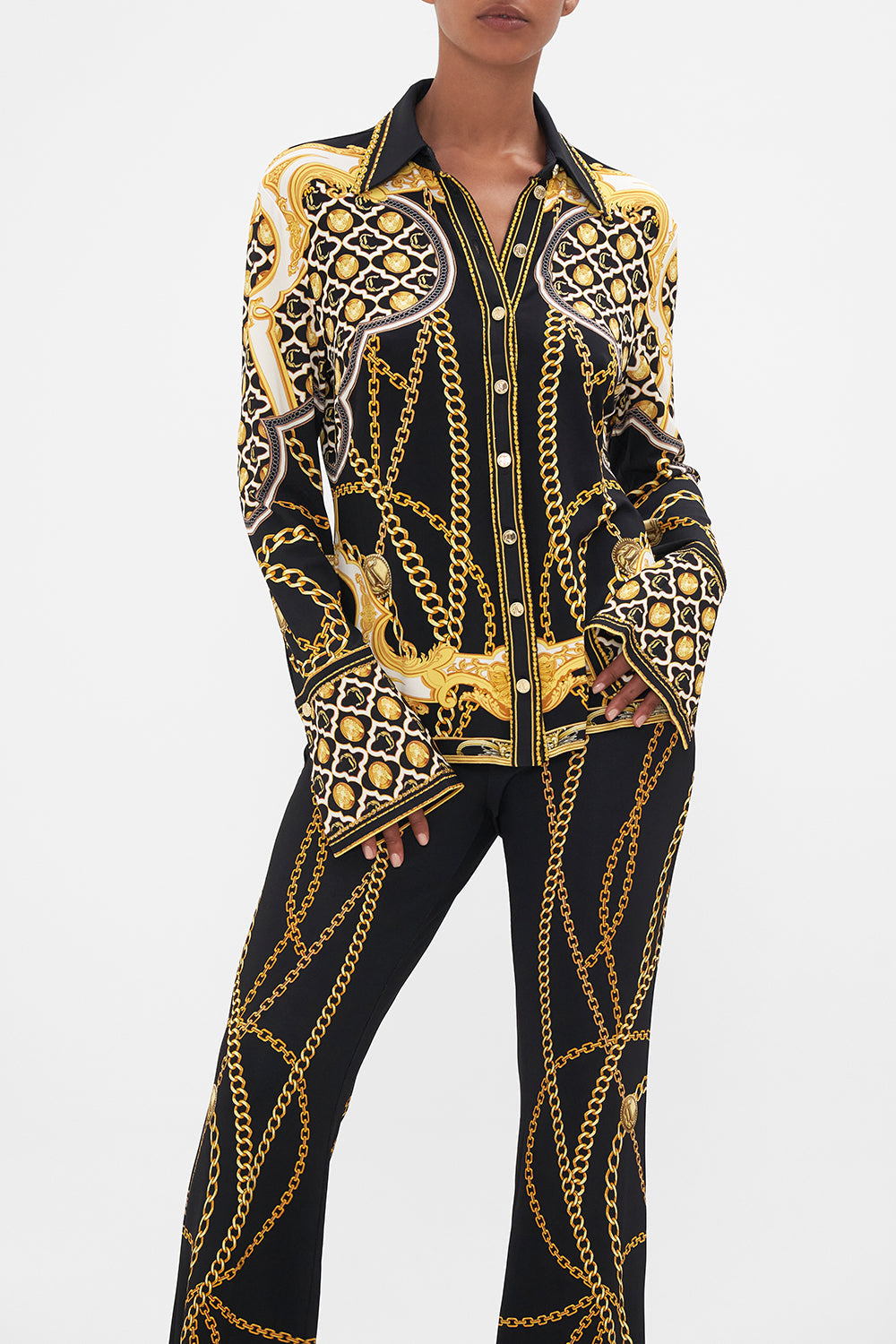 FITTED JERSEY SHIRT TETHER ME NOT