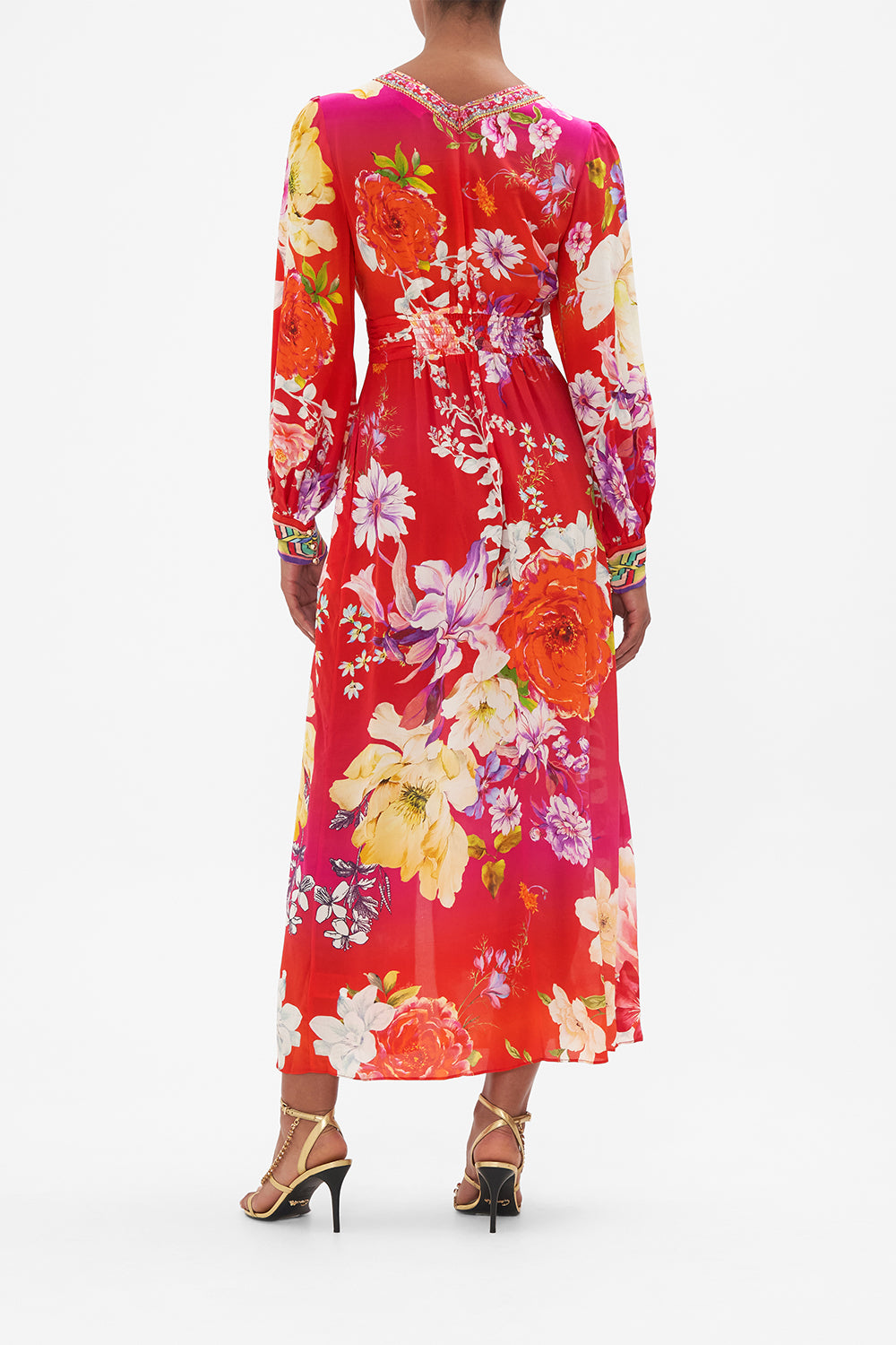 TWIST FRONT LONG DRESS KISS AND TELL