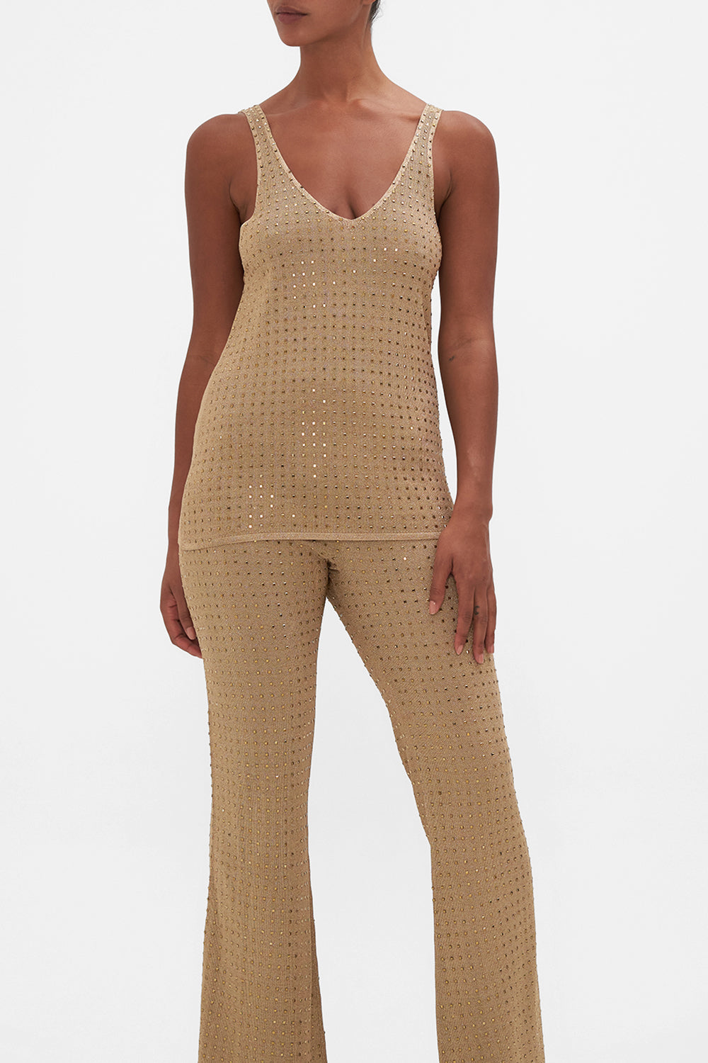 KNIT CAMI RAVIN RAVEN