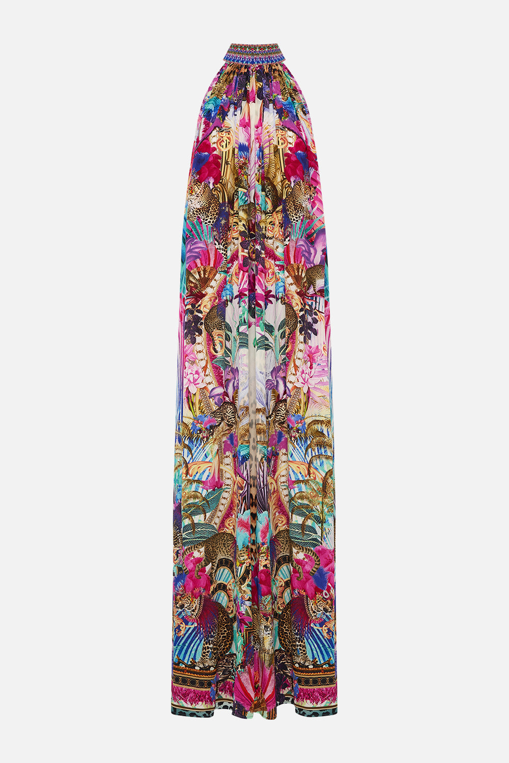 TIE NECK LONG DRESS MERRY GO ROUND