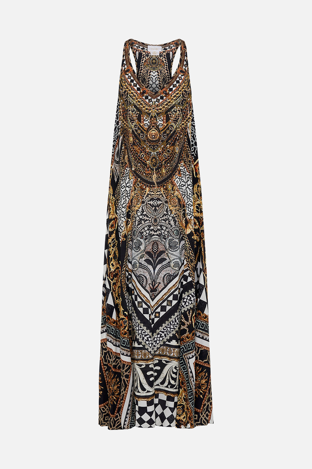 V NECK RACERBACK DRESS LOOK UP TESORO