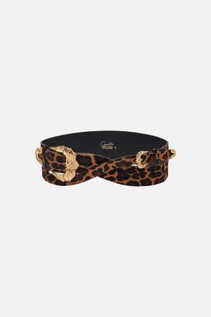 Studded Buckle Belt Role Call print by CAMILLA