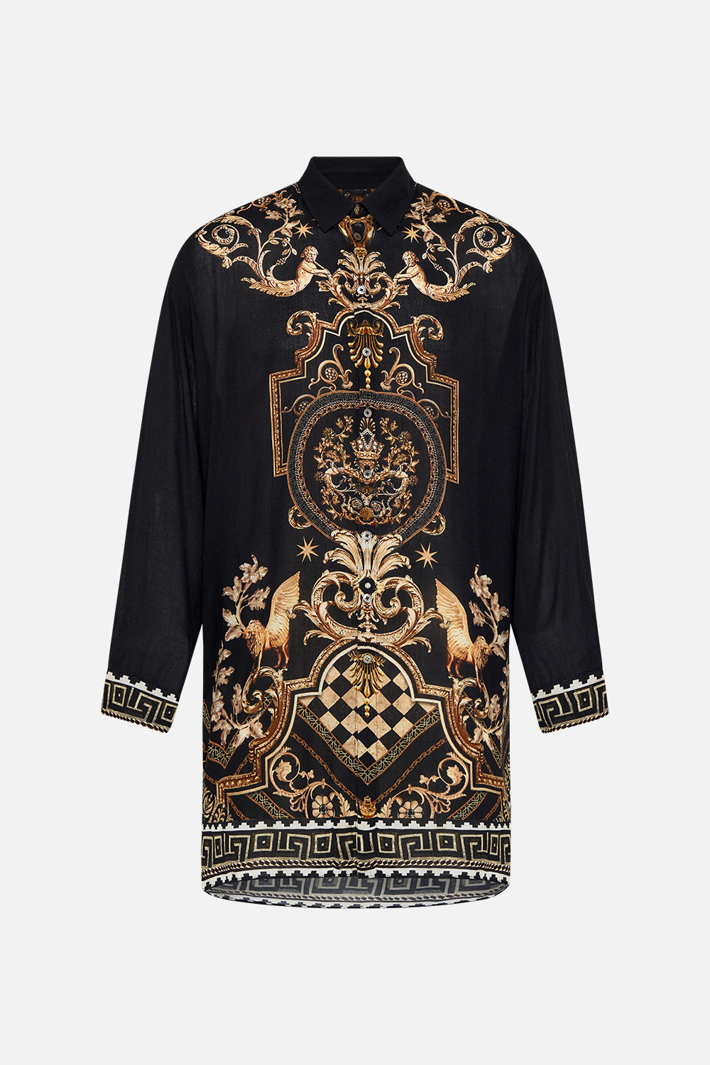 LONG LINE BUTTON UP MANTAN DUOMO DYNASTY