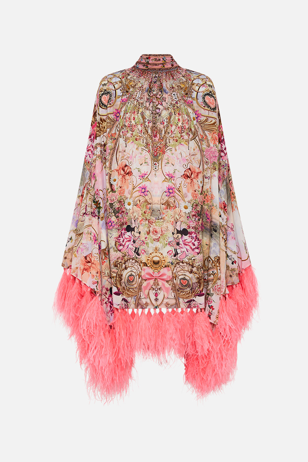 HIGH NECK RUFFLE SWING DRESS MINNIE MOUSE MAGIC