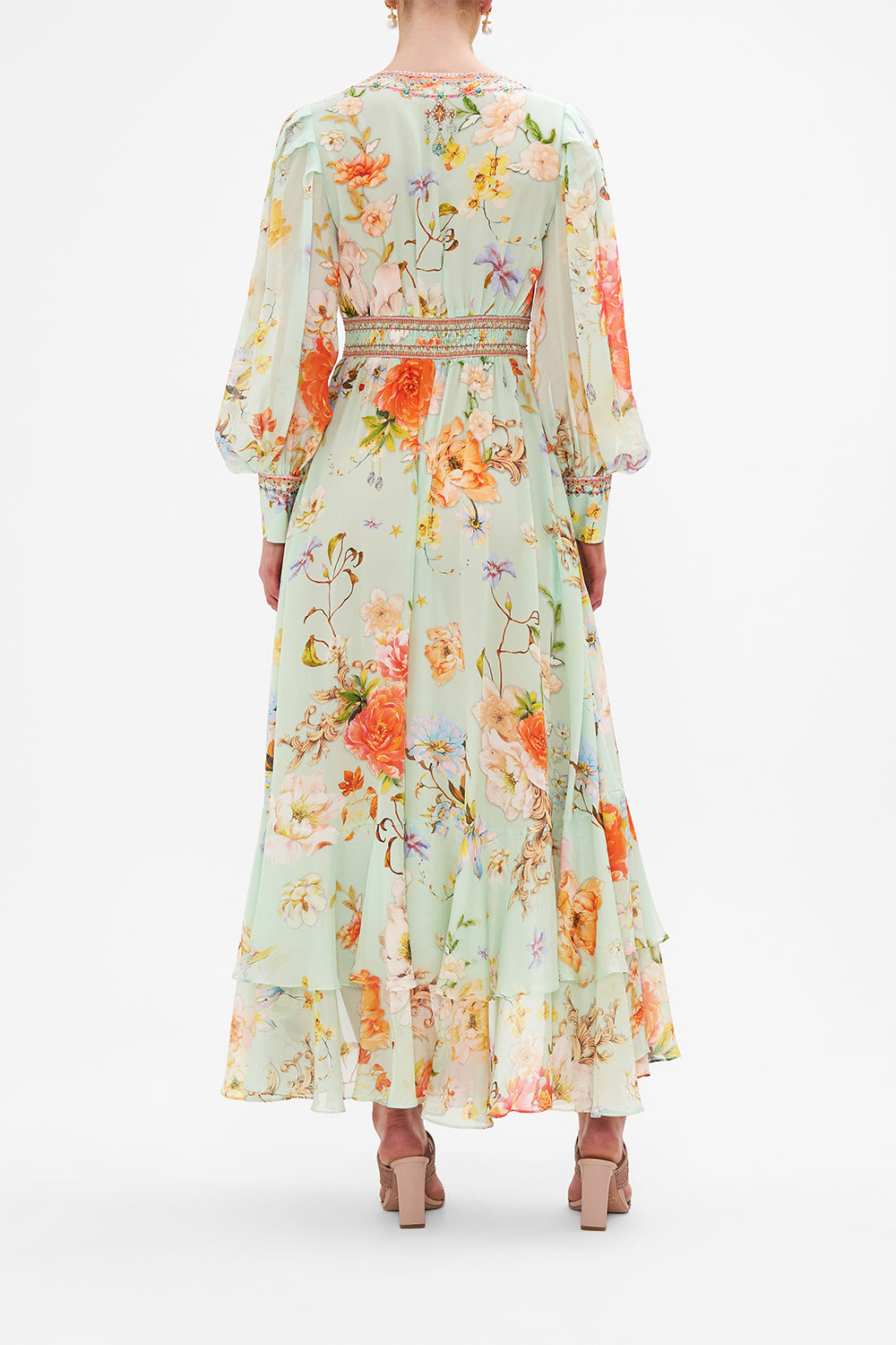 LONG BUTTON FRONT DRESS TALK THE WALK