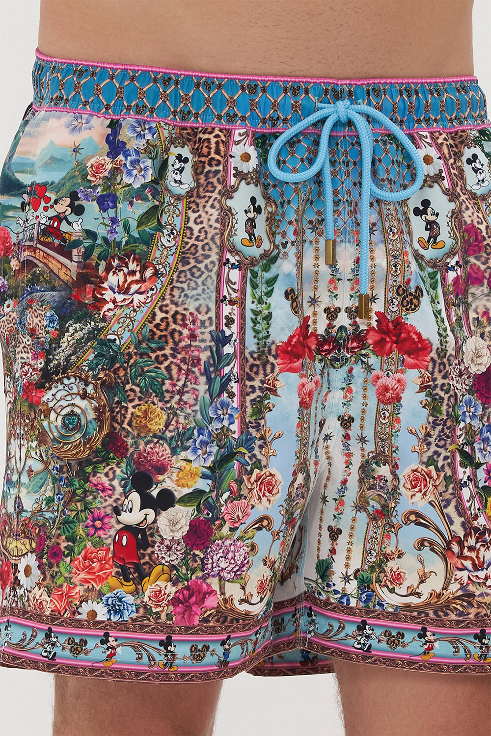 ELASTIC WAIST BOARDSHORT MICKEY TAKES A TRIP