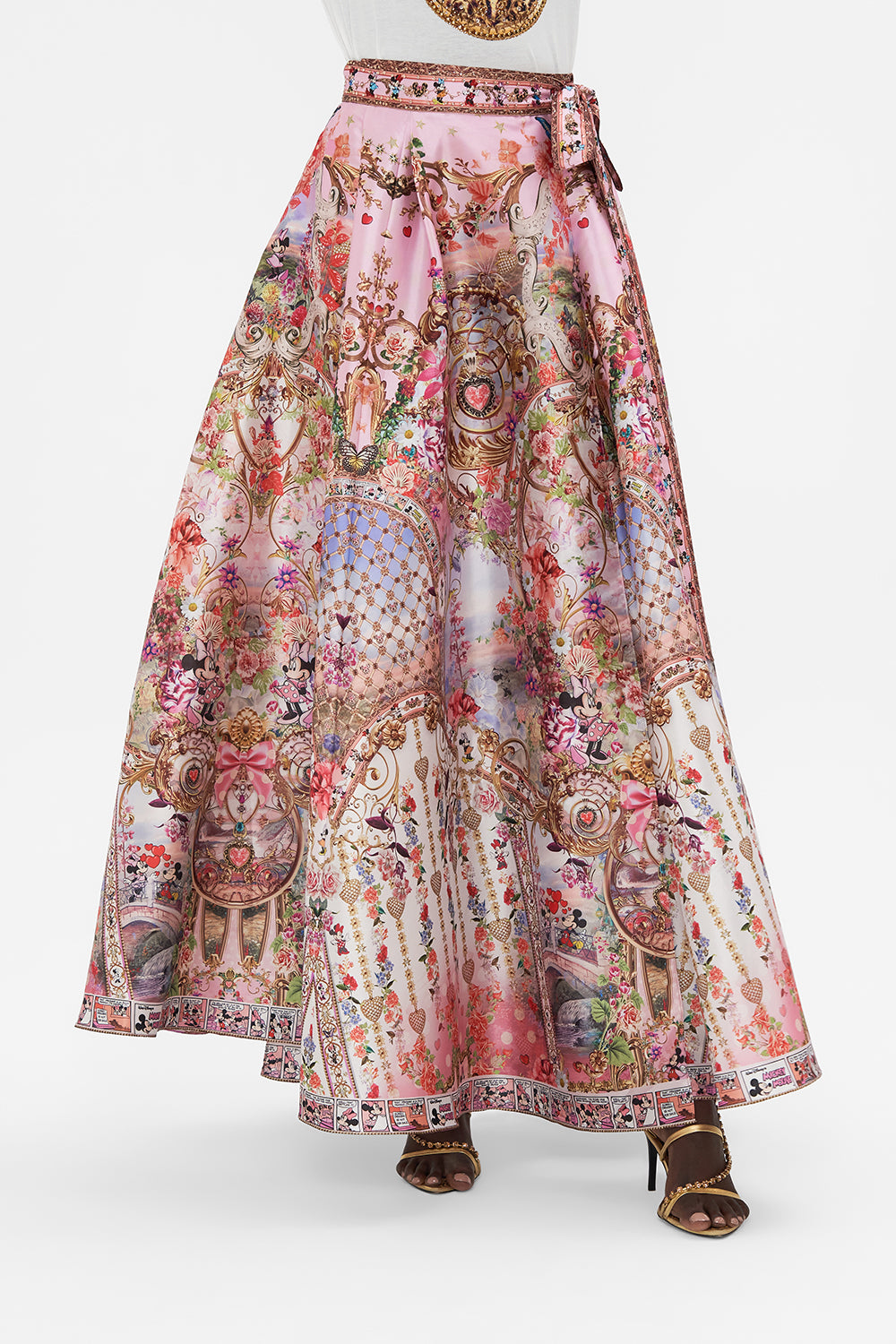 MAXI WRAP SKIRT MINNIE MOUSE MAGIC