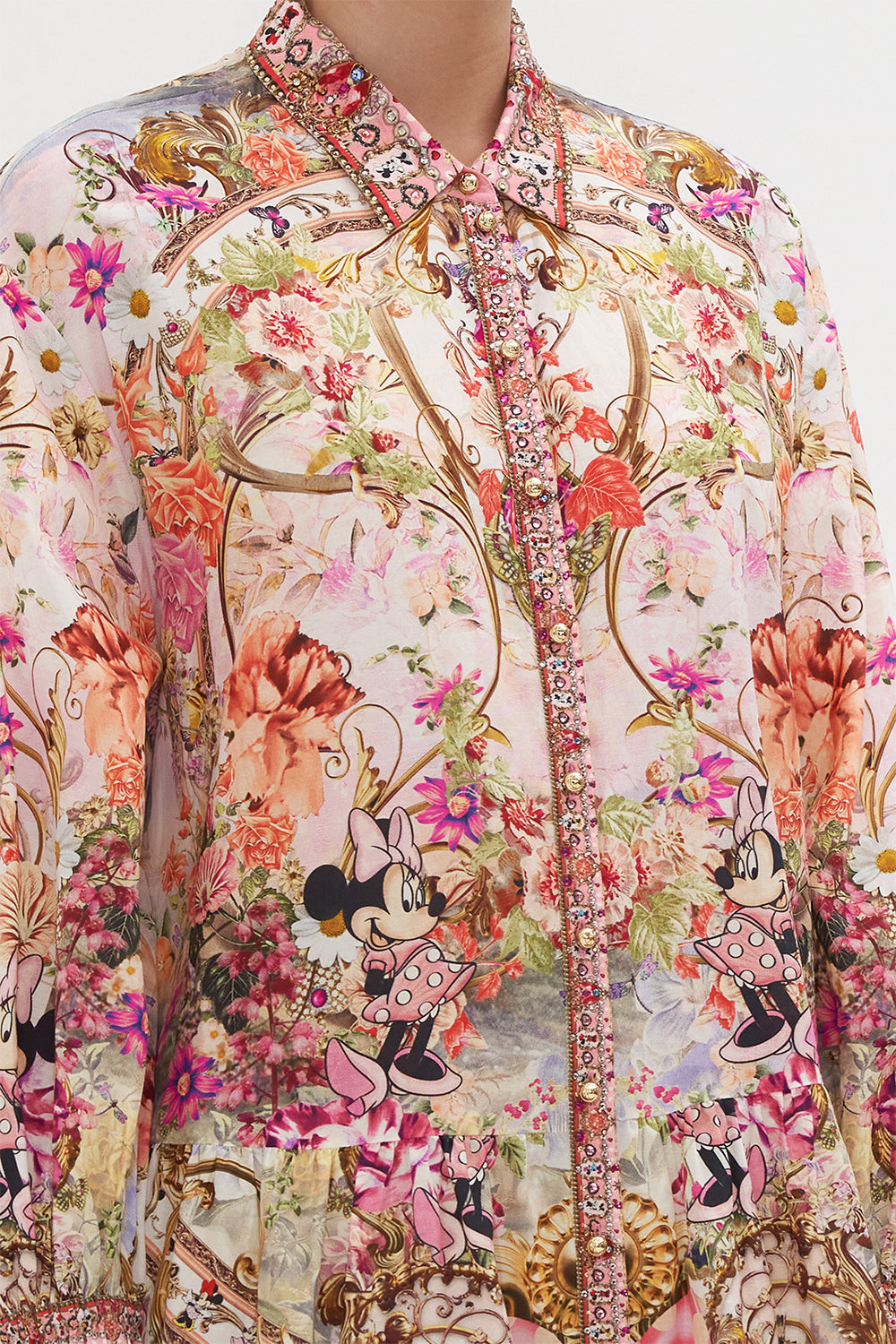 TIERED SHIRT DRESS MINNIE MOUSE MAGIC