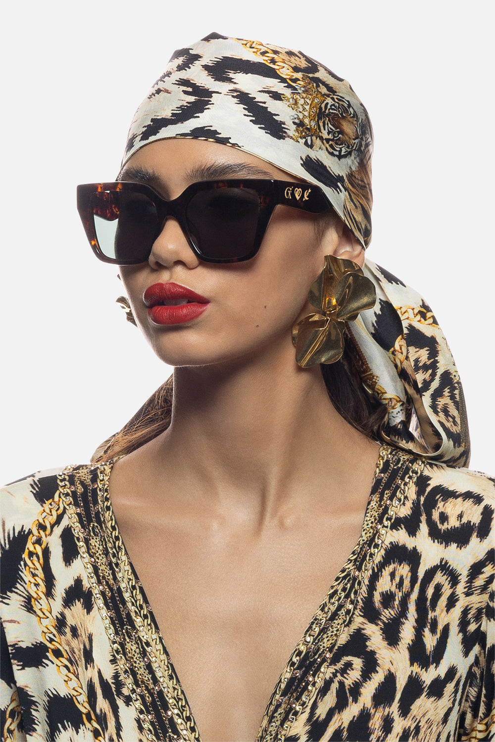 BOTTOMLESS BRUNCH SUNGLASSES DARK TORT MONOGRAM