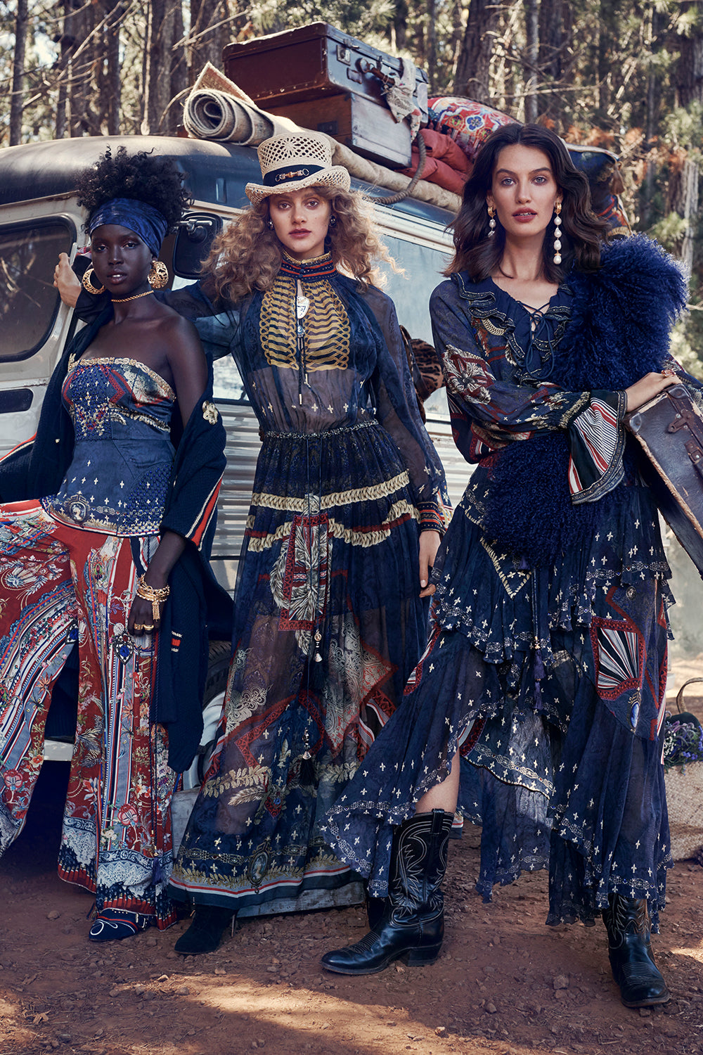 MAXI SKIRT WITH DOUBLE FRILL THIS CHARMING WOMAN