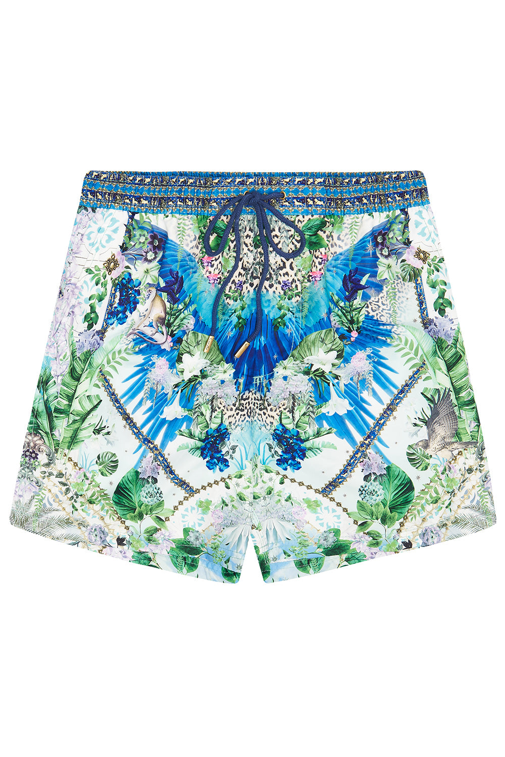 ELASTIC WAIST BOARDSHORT MOON GARDEN