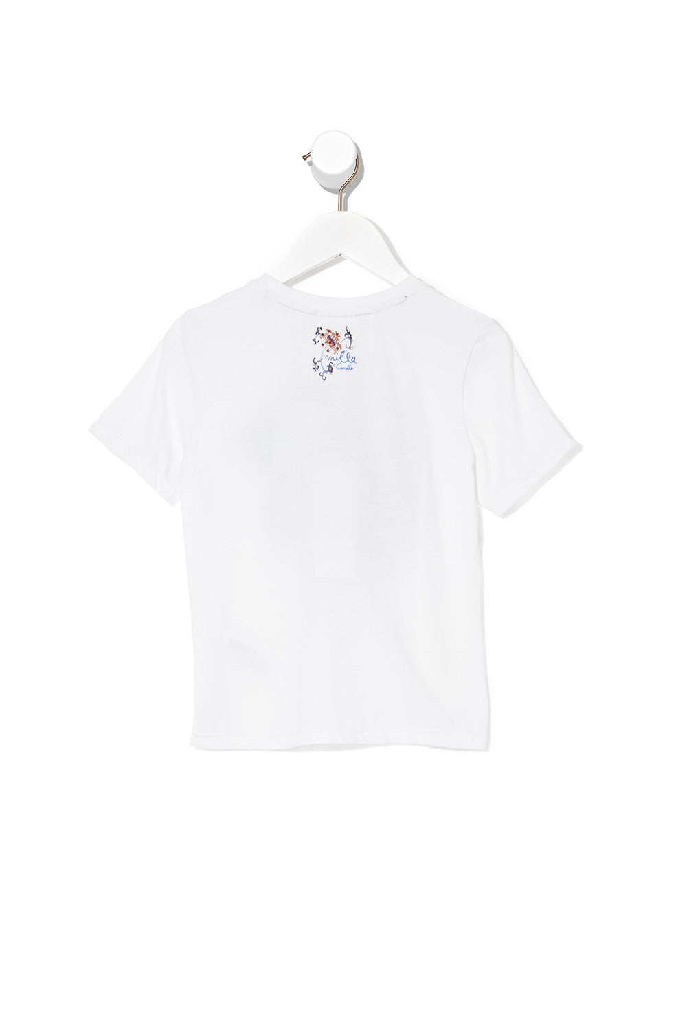 KIDS SHORT SLEEVE T-SHIRT WHITE SIDE OF THE MOON