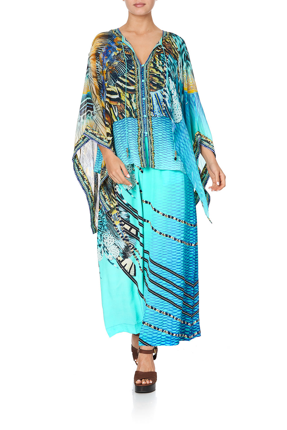 SHEER LAYERED TOP MARINE QUEEN