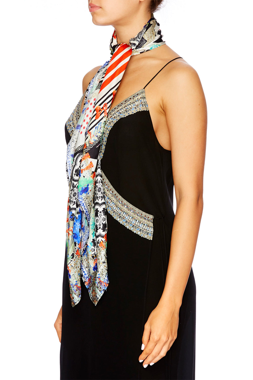 MEET ME HERE LARGE SQUARE SCARF