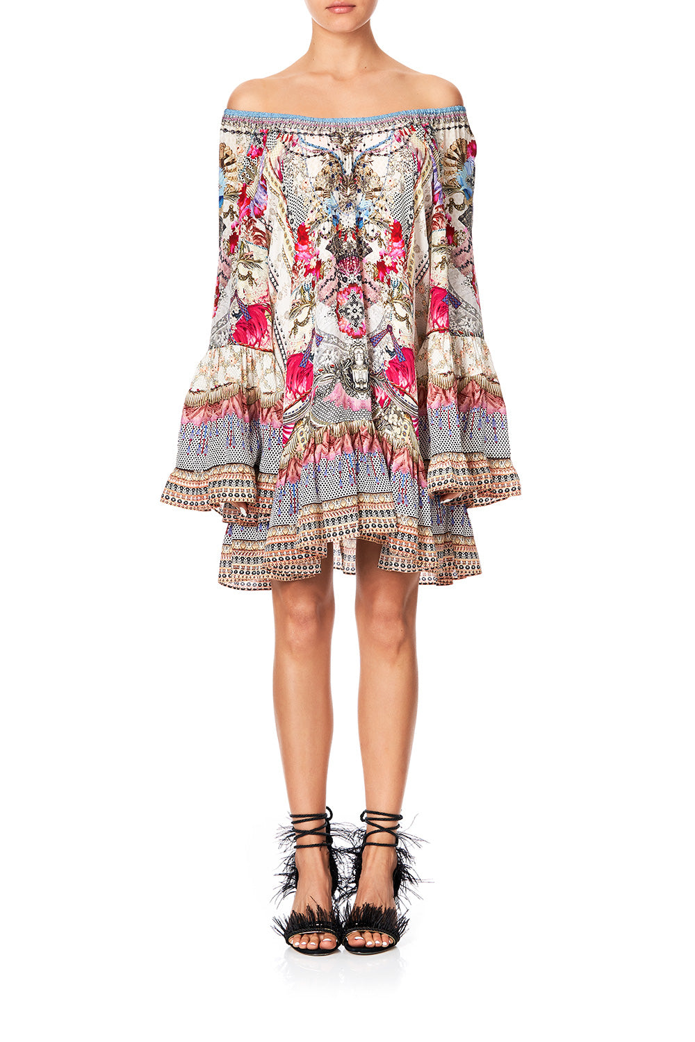 A LINE FRILL DRESS MONTMARTRE HEART