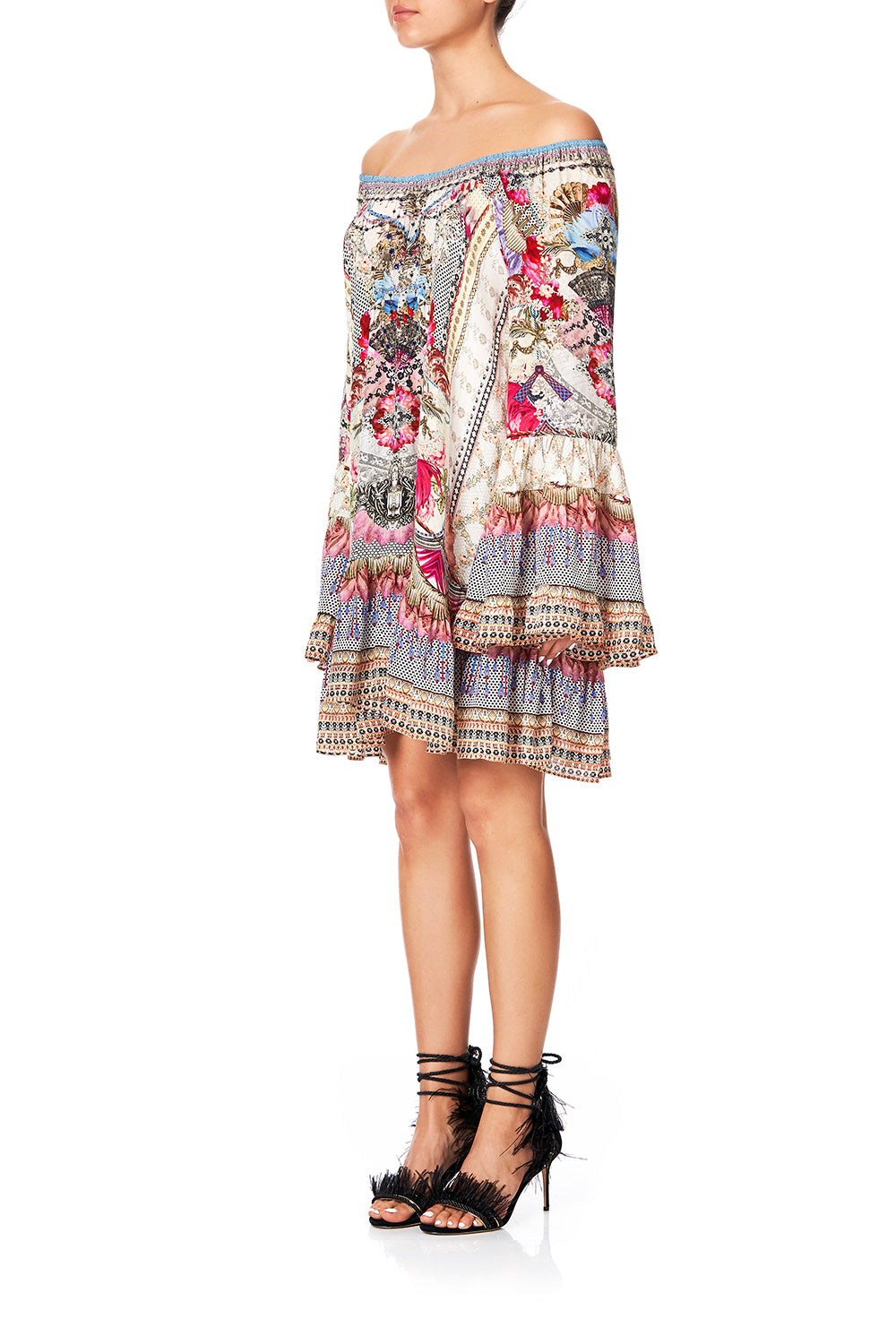 A LINE FRILL DRESS MONTMARTRE HEART