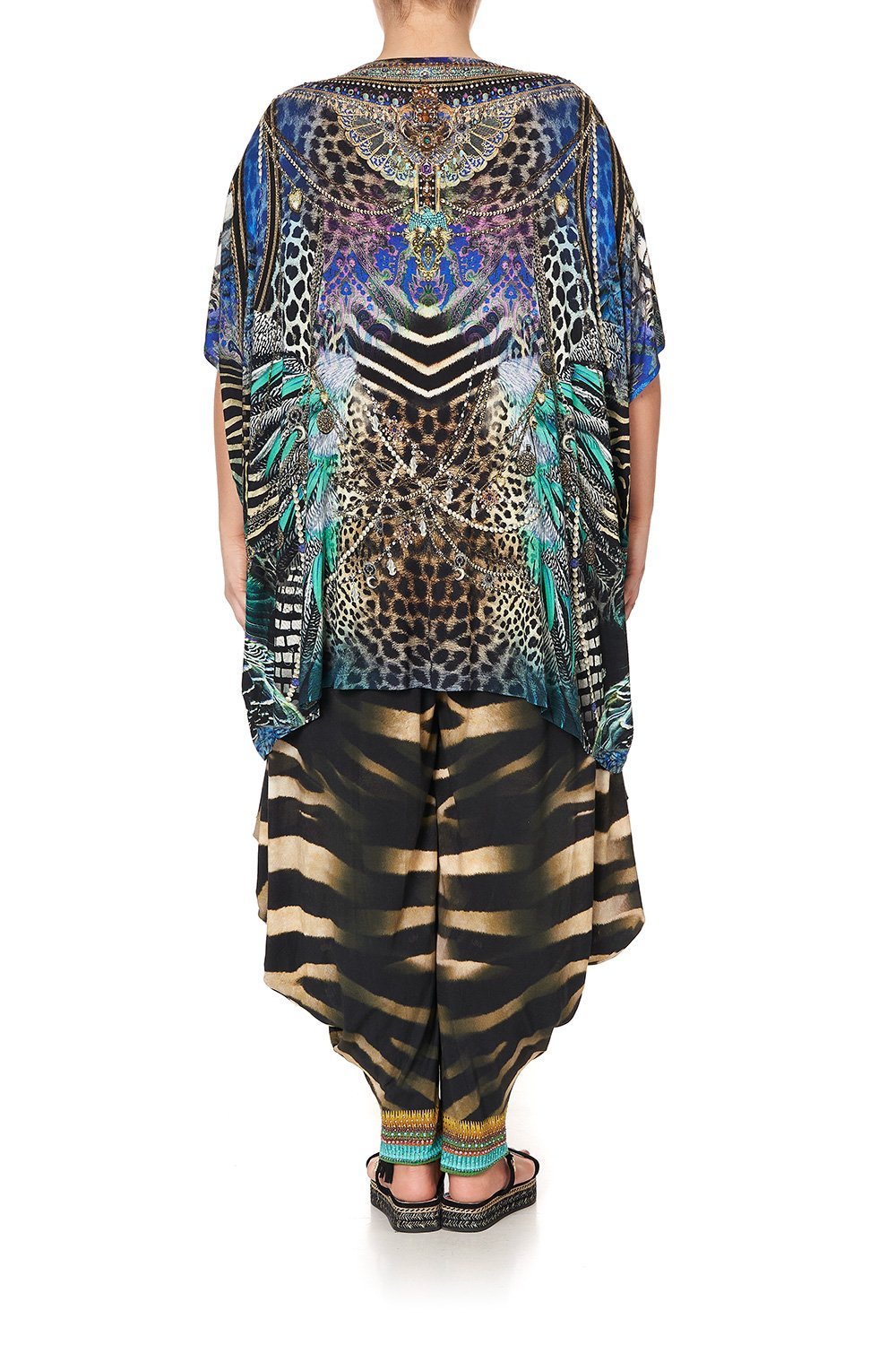 LOOSE FIT ROUND NECK TEE ANIMAL ARMY