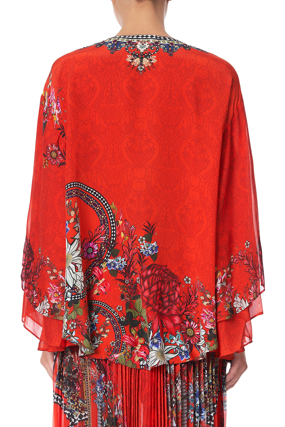 BLOUSE WITH DOUBLE SLEEVE WONDERING WARATAH
