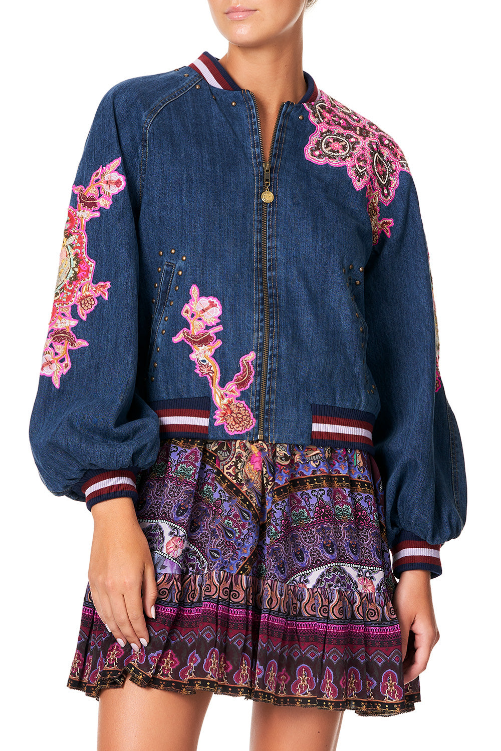 CAMILLA BLOUSON SLEEVE BOMBER DAUGHTER'S DESTINY