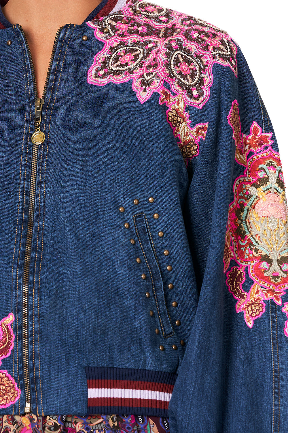 CAMILLA BLOUSON SLEEVE BOMBER DAUGHTER'S DESTINY