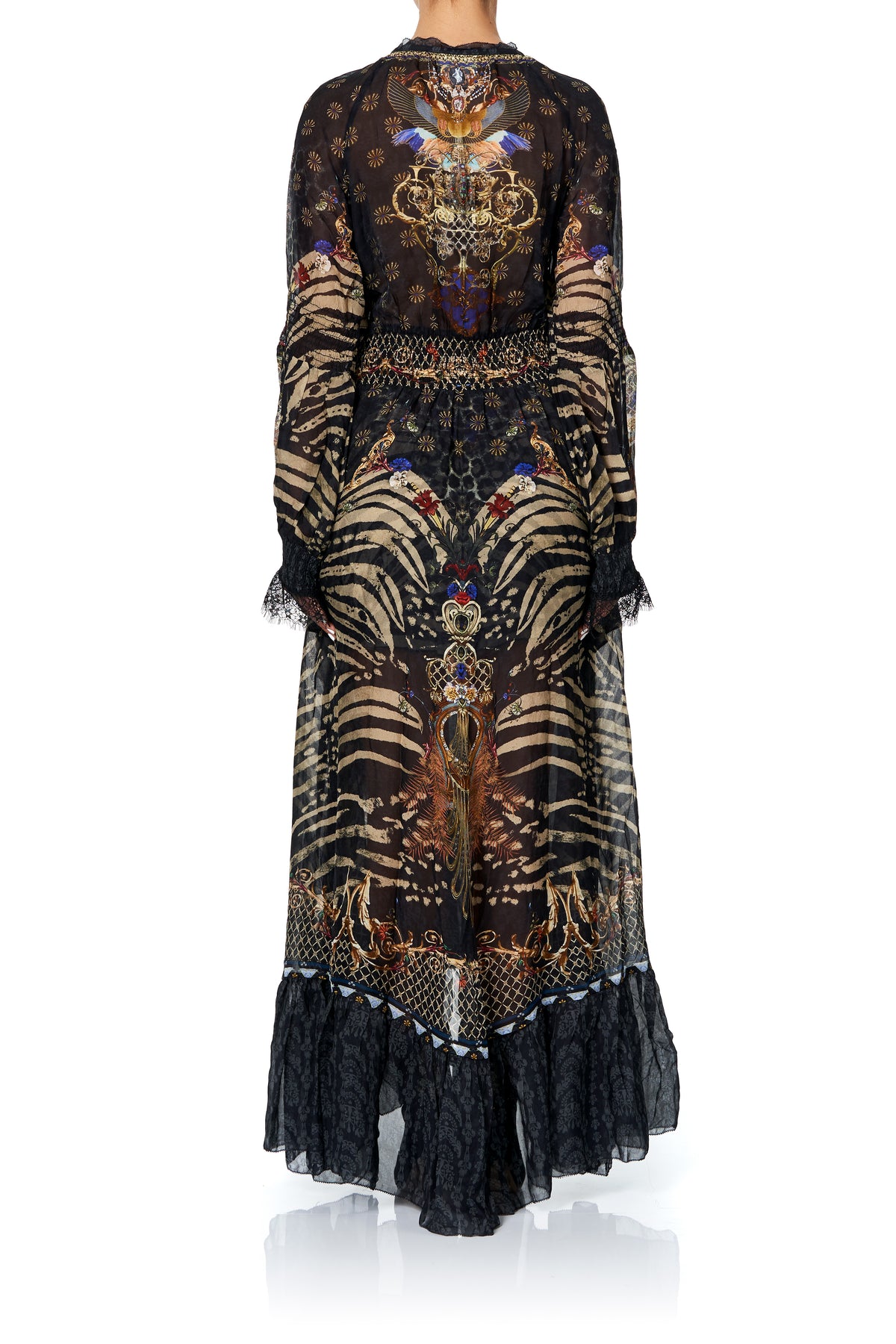 BLOUSON SLEEVE WRAP DRESS THE NIGHT WE MET