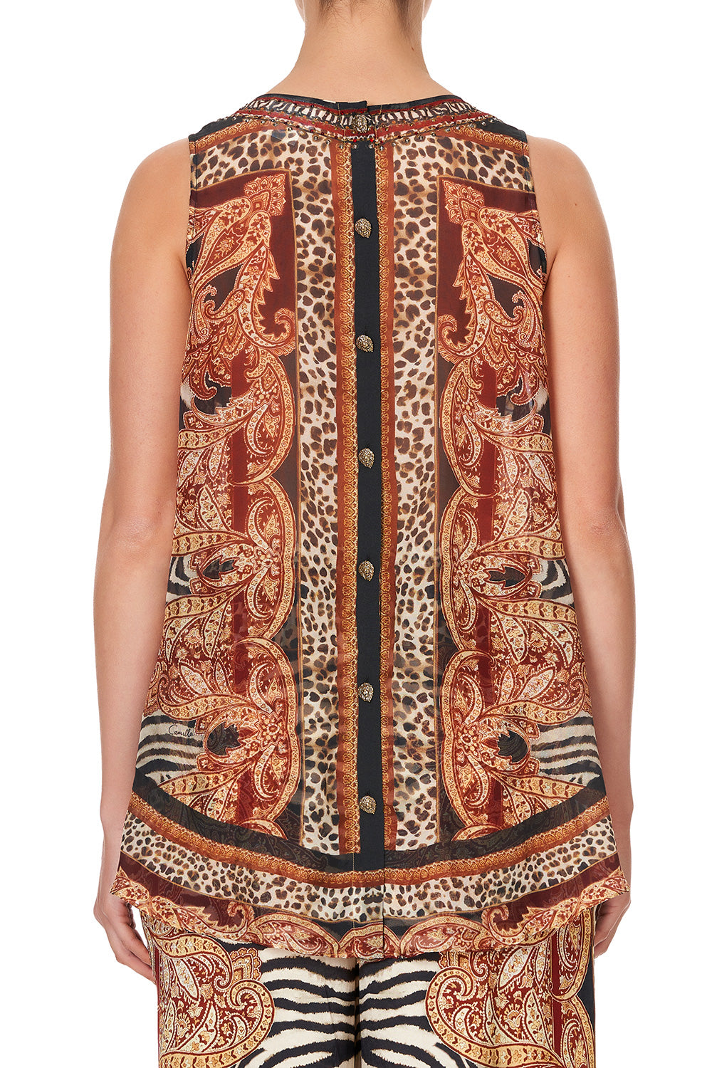 BUTTON BACK TOP WILD FIRE