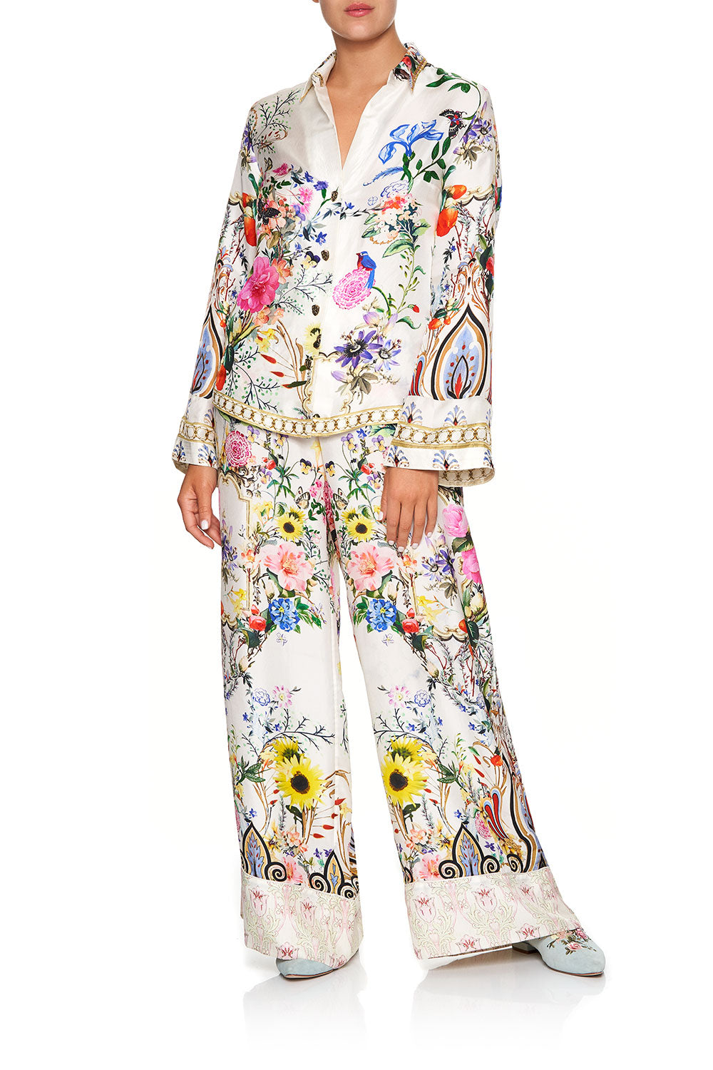 BUTTON DOWN SHIRT WITH CONTRAST BOHEME