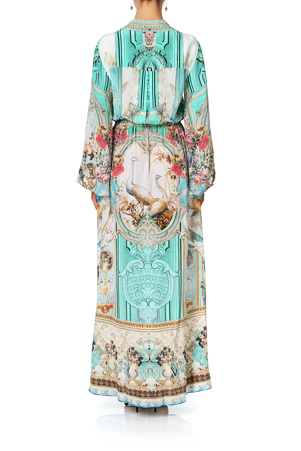 DRAWSTRING BUTTON UP DRESS I DREAM OF MARIE