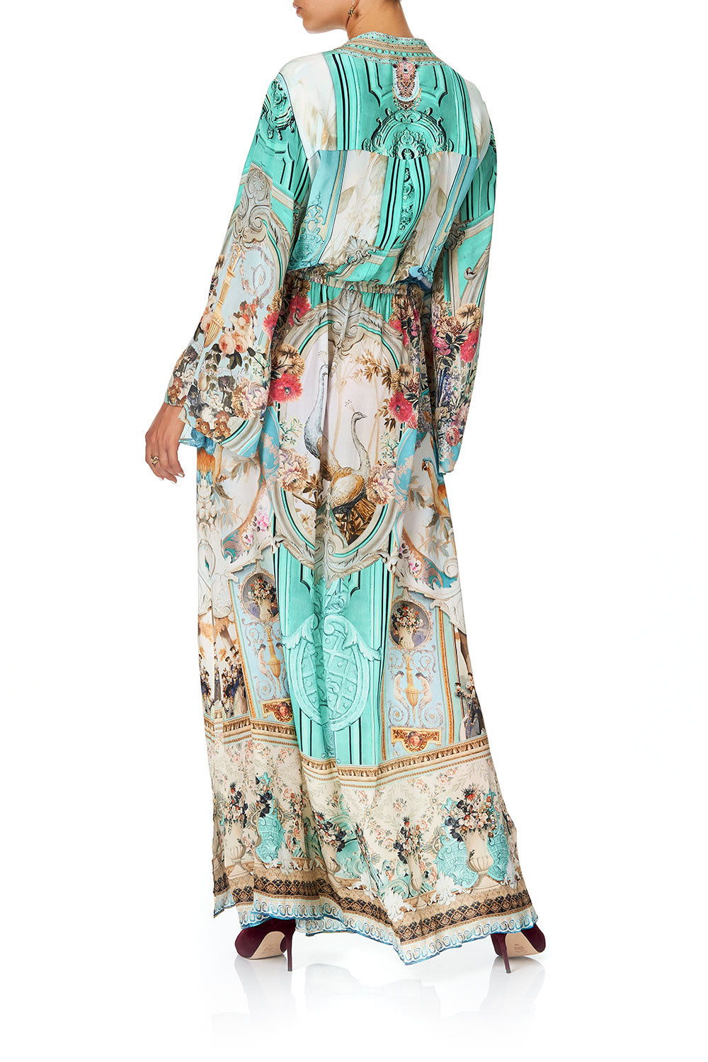 DRAWSTRING BUTTON UP DRESS I DREAM OF MARIE