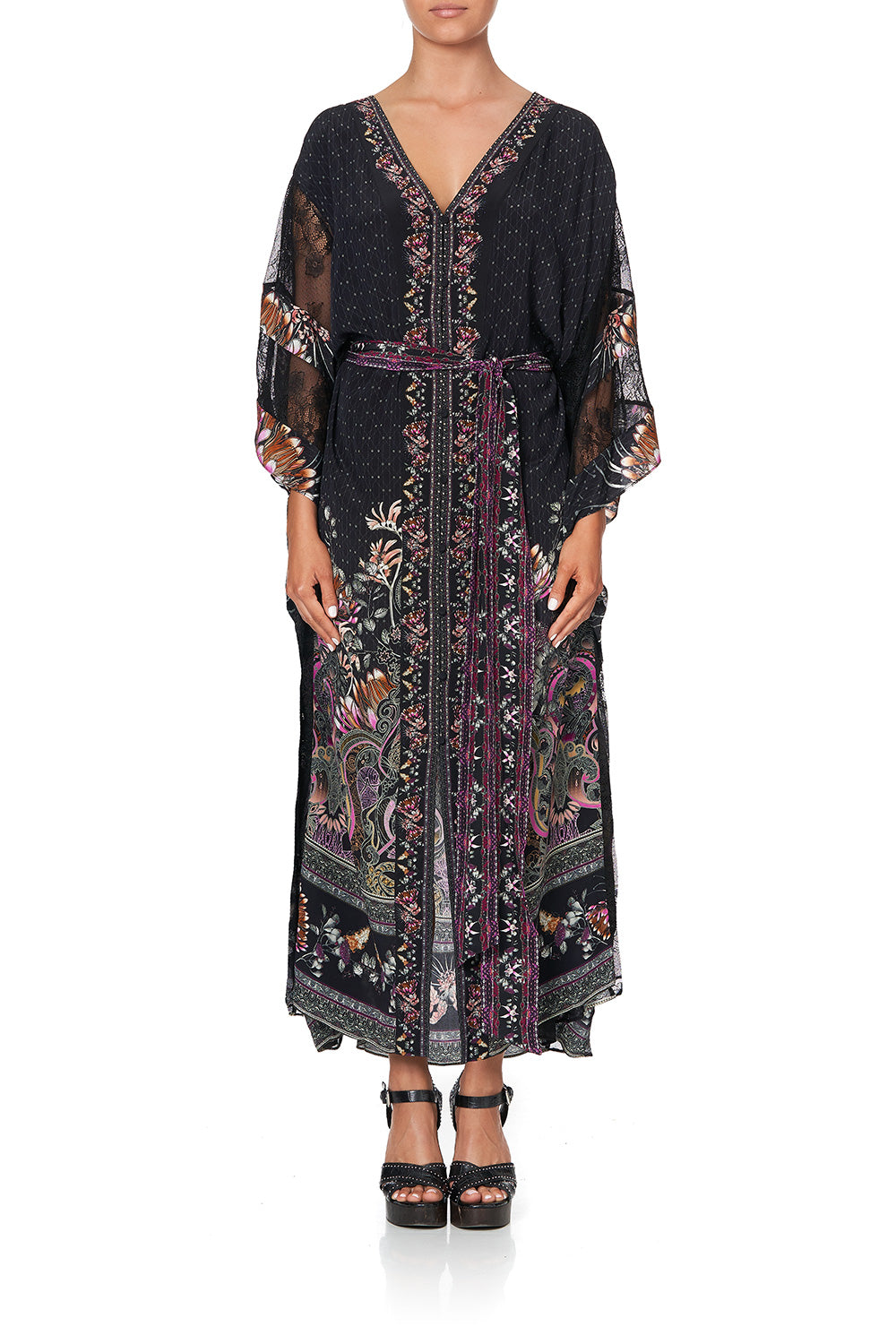 BUTTON UP KAFTAN WITH PANELS RESTLESS NIGHTS