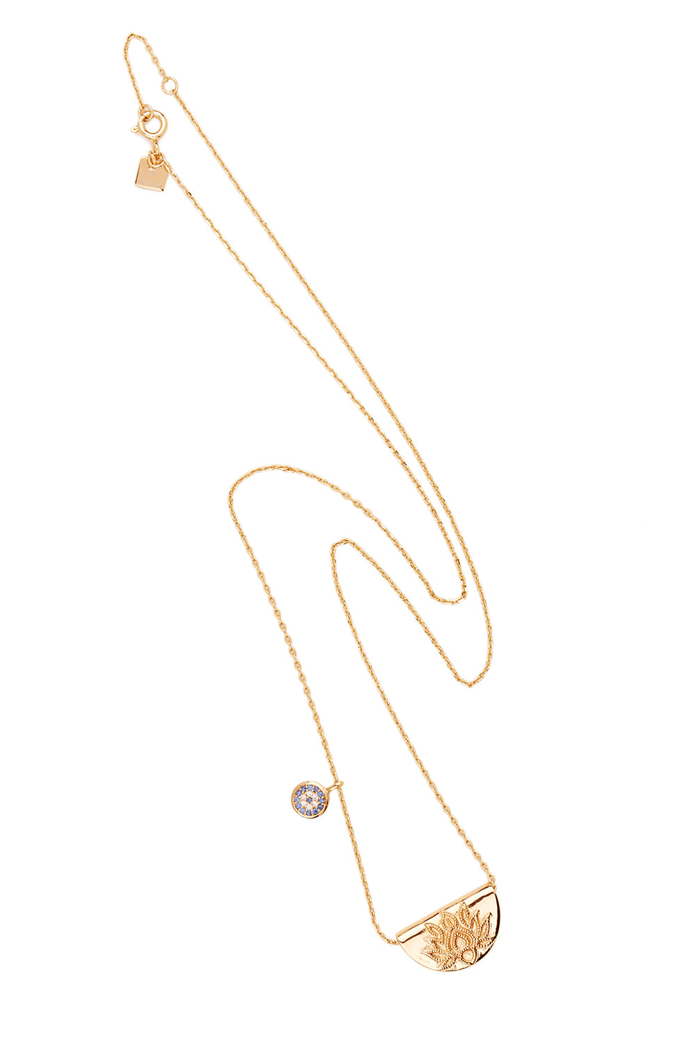 BY CHARLOTTE LOTUS SHORT NECKLACE GOLD