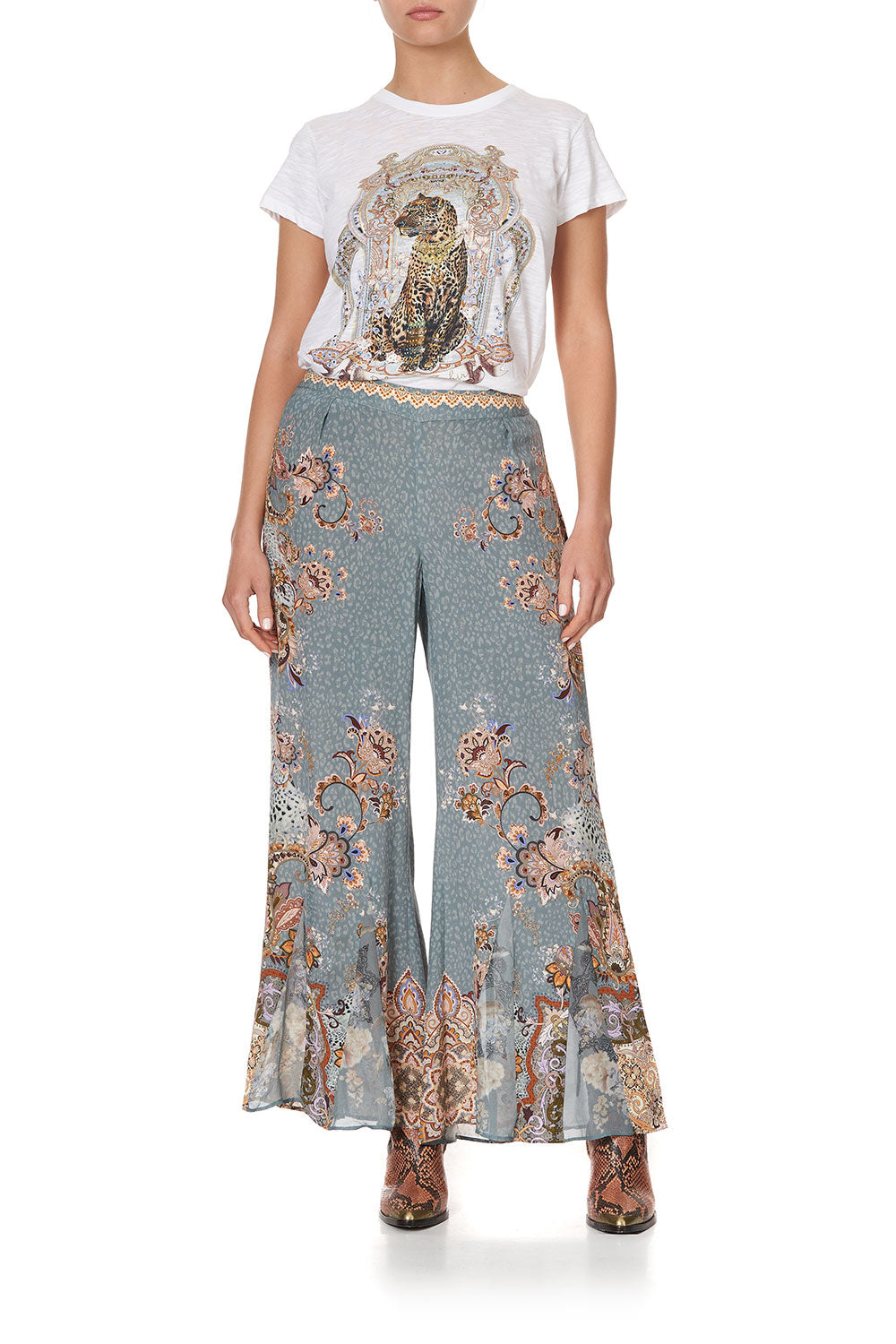 CROPPED GODET PANT LE PALAIS DU ZAHIR