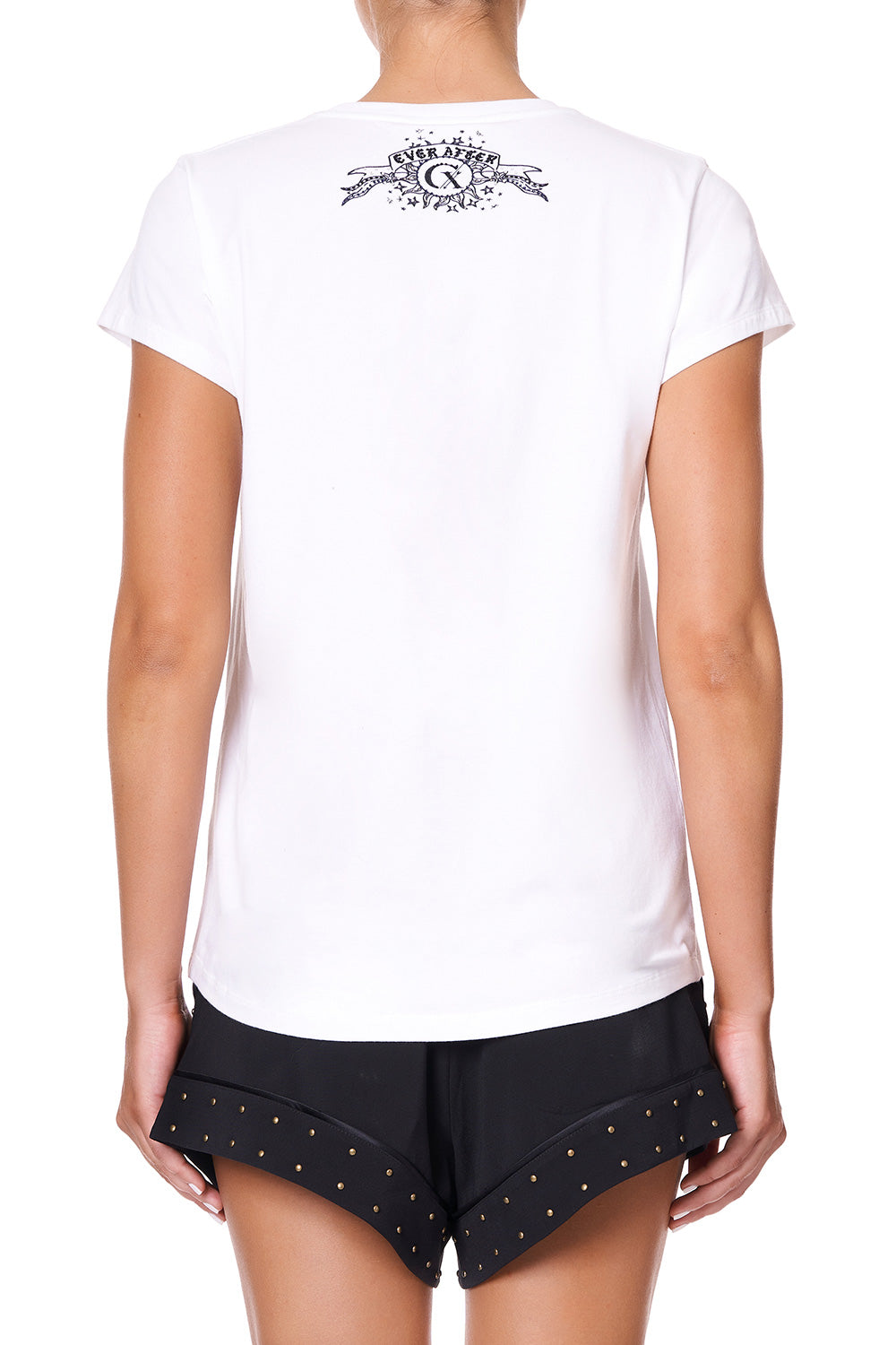 CURVED HEM FITTED TEE ARIES