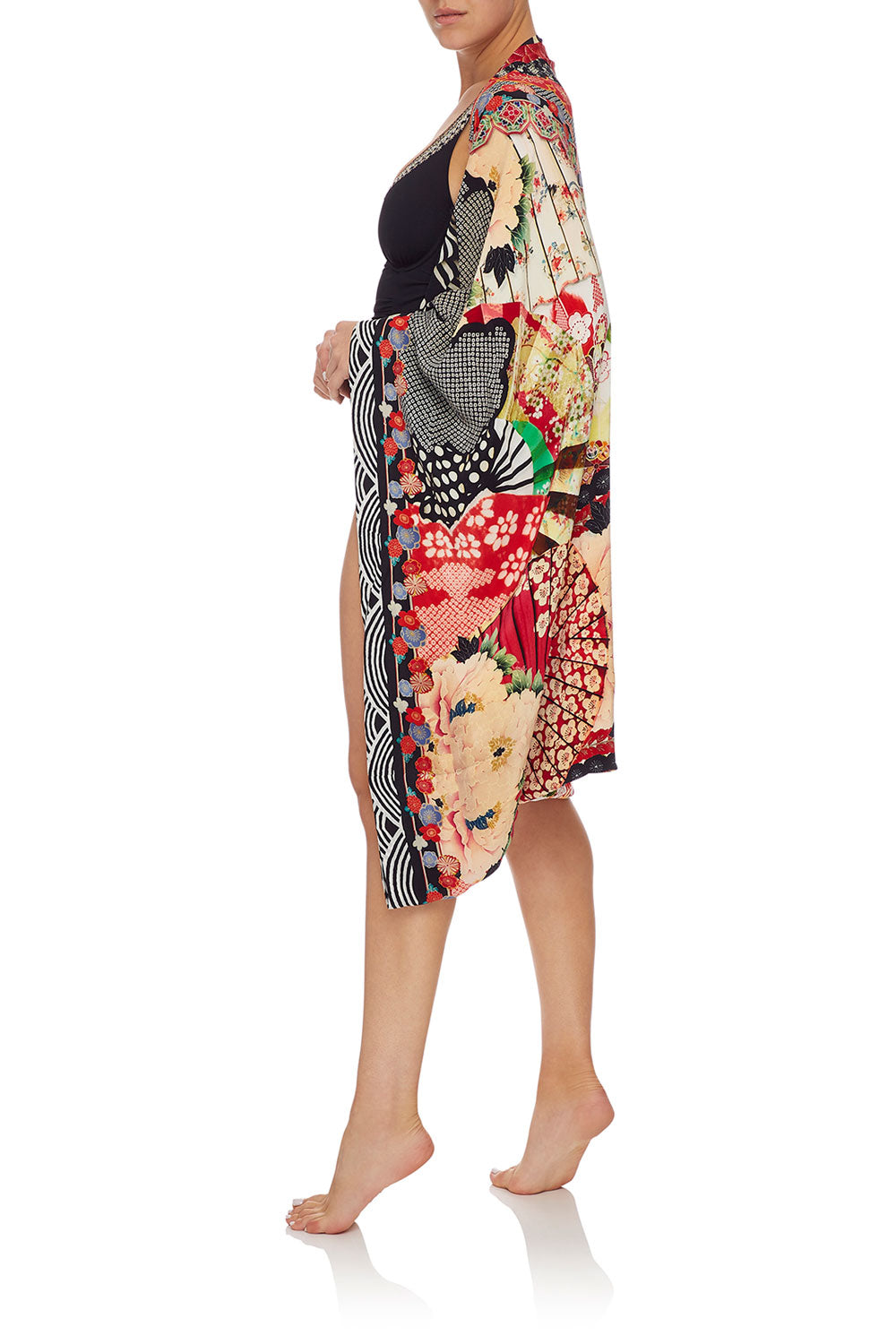 CAMILLA DRAPED CAPE VINTAGE VIXEN