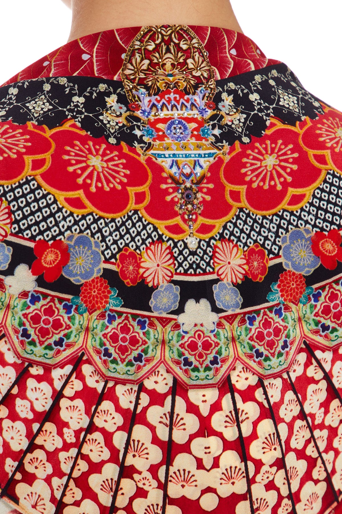 CAMILLA DRAPED CAPE VINTAGE VIXEN