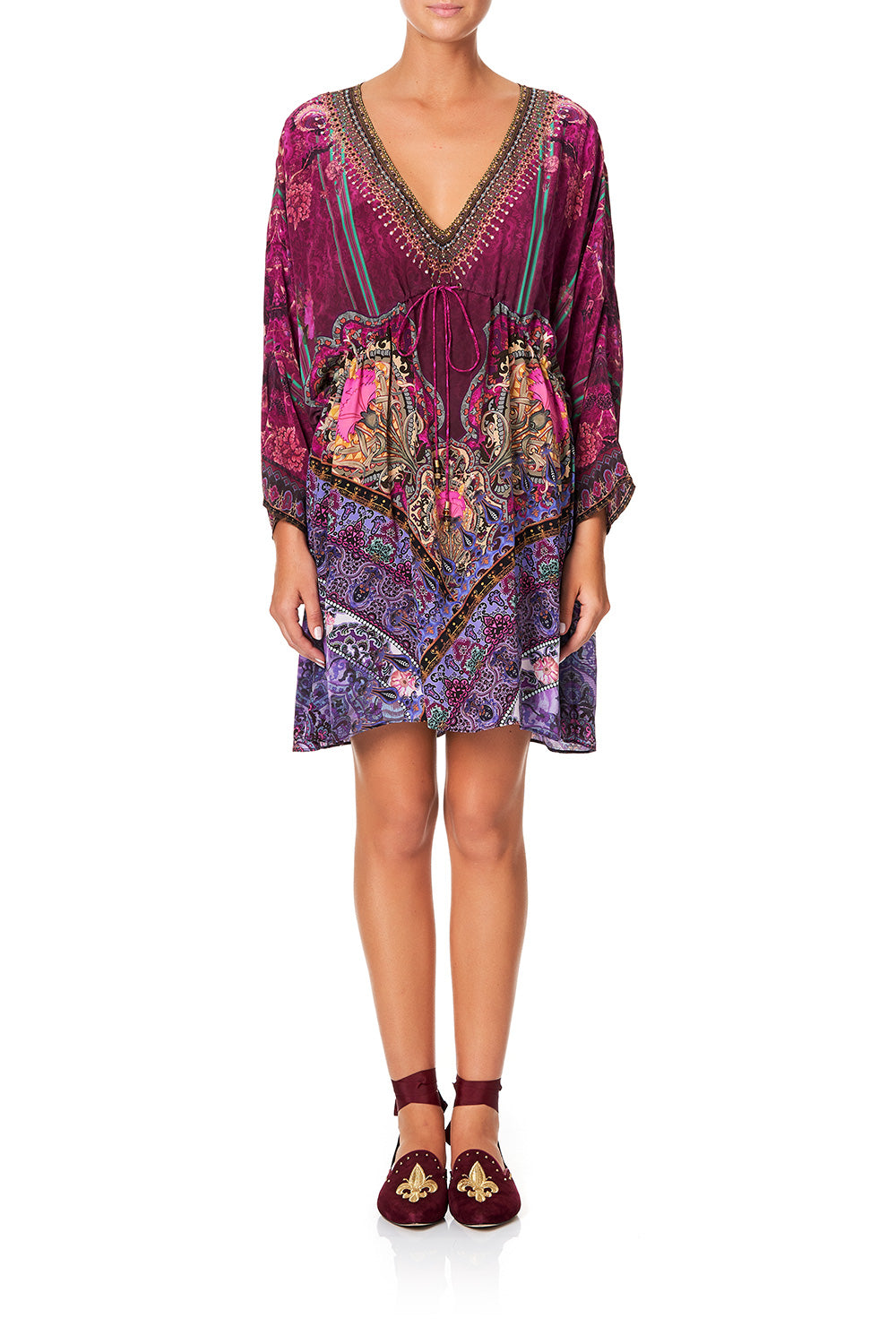 CAMILLA DRAWCORD WAIST SHORT KAFTAN DAUGHTER'S DESTINY