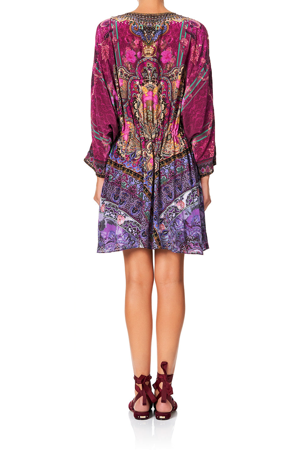 CAMILLA DRAWCORD WAIST SHORT KAFTAN DAUGHTER'S DESTINY