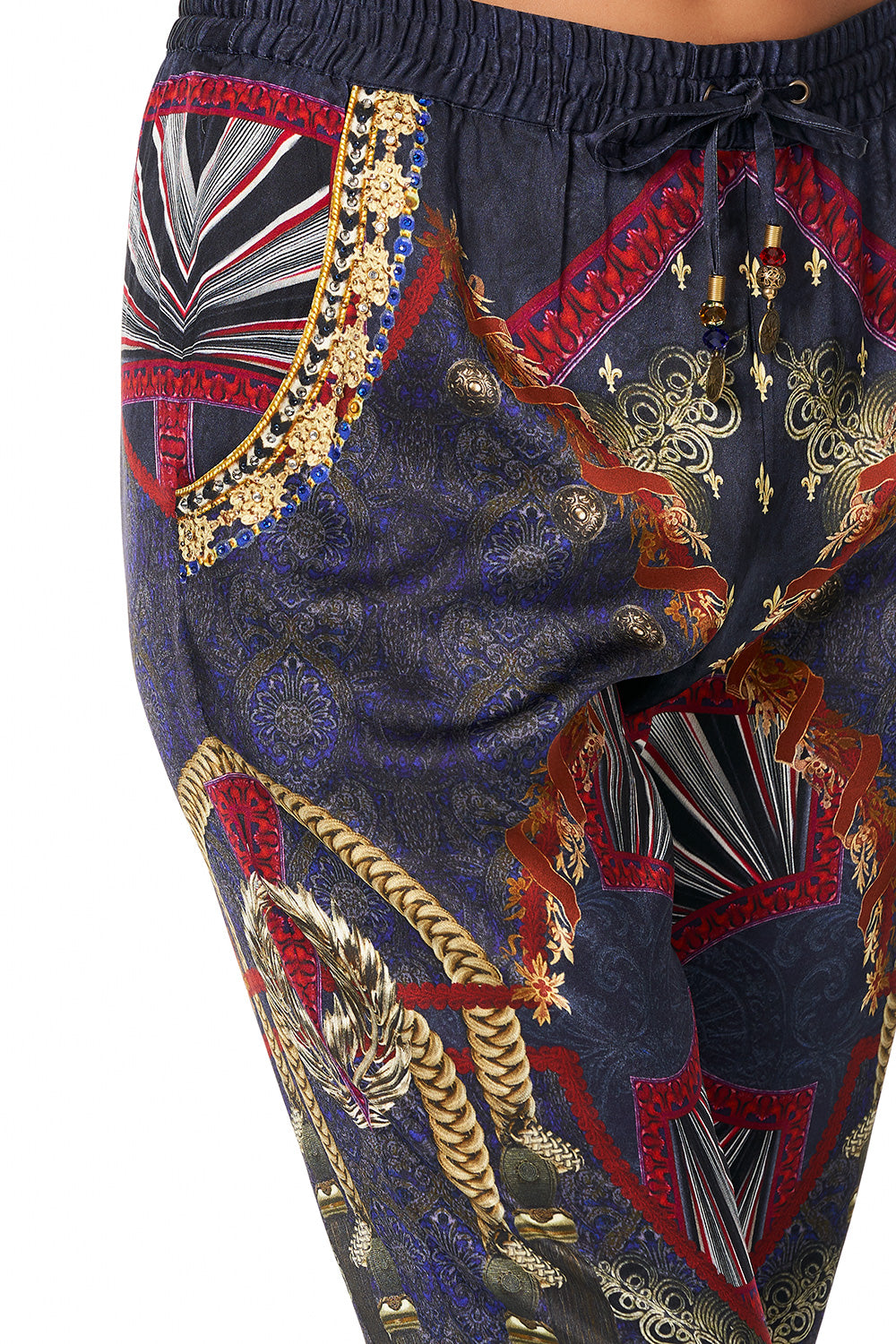 CAMILLA DRAWSTRING PANT WITH RIBBING THIS CHARMING WOMAN