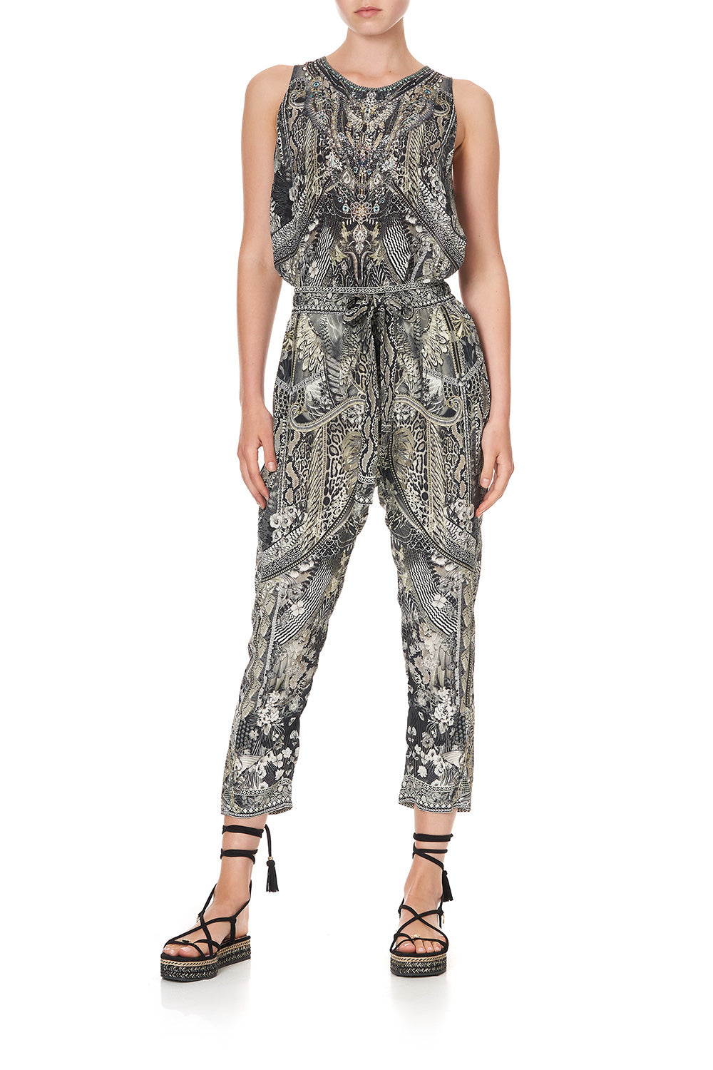 DROP CROTCH SLIM LEG PANT ONE TRIBE