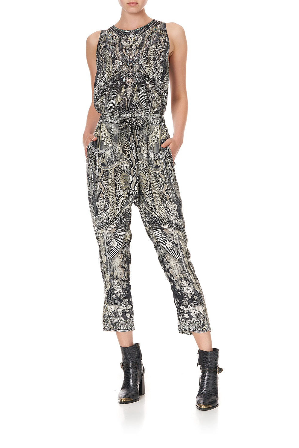 DROP CROTCH SLIM LEG PANT ONE TRIBE