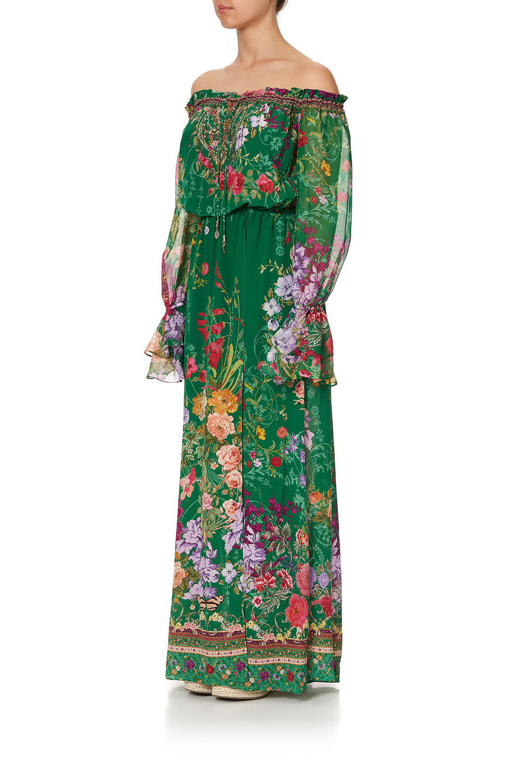 DROP SHOULDER SPLIT DRESS DIARIES FROM A VILLA