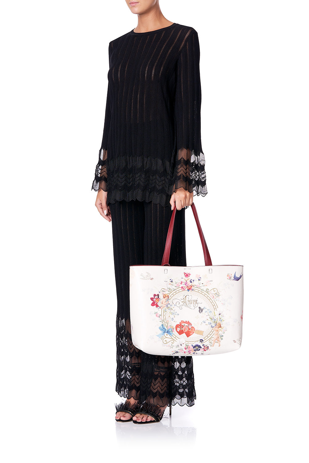 EAST WEST TOTE JARDIN POSTCARDS