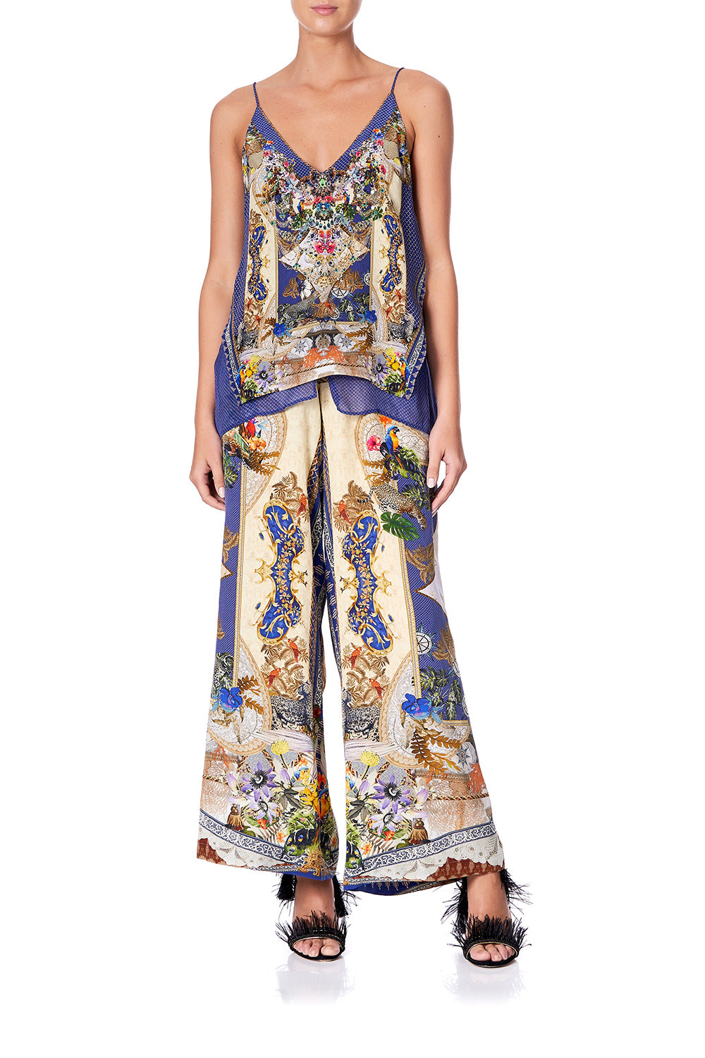 LOUNGE TROUSER WITH WAIST TIE MUSE NOVELS