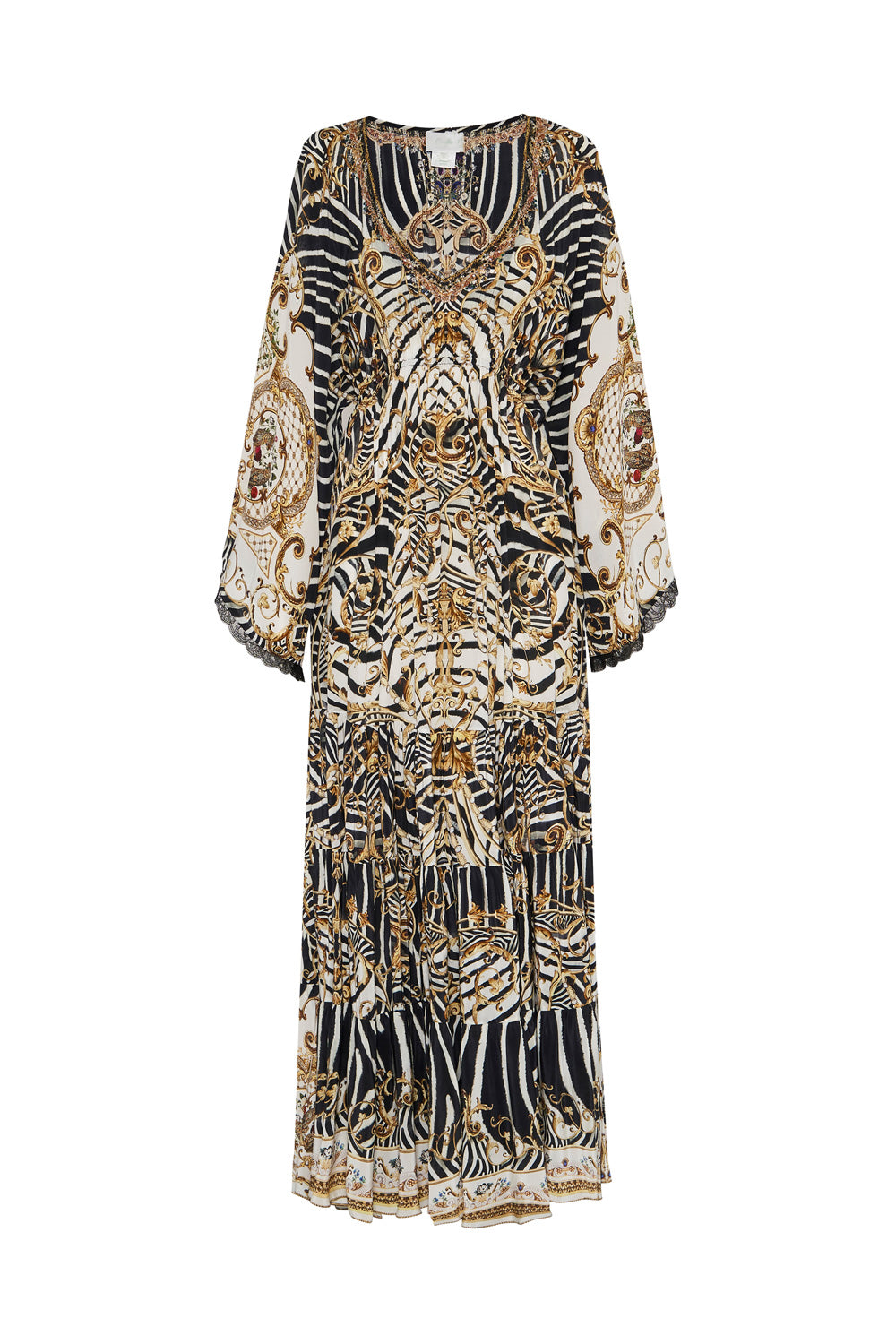 GATHERED PANEL DRESS NIGHT WAITING FOR DAY