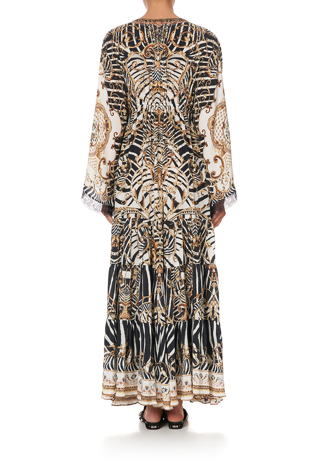 GATHERED PANEL DRESS NIGHT WAITING FOR DAY