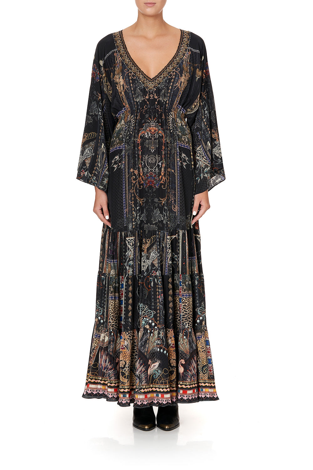 GATHERED PANEL DRESS SON OF SEVEN QUEENS