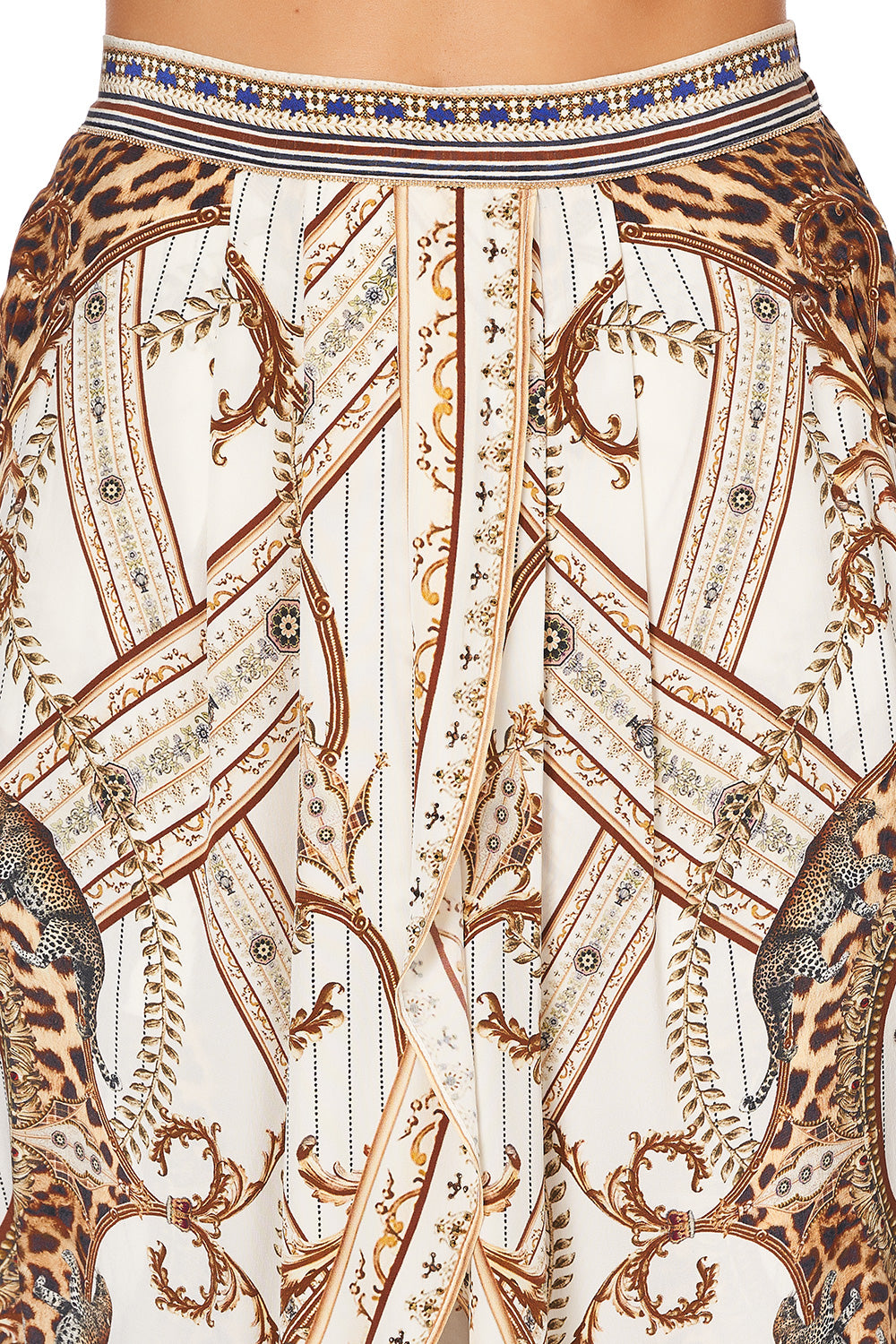 GATHERED WRAP FRONT TROUSER MIND YOUR MANOR