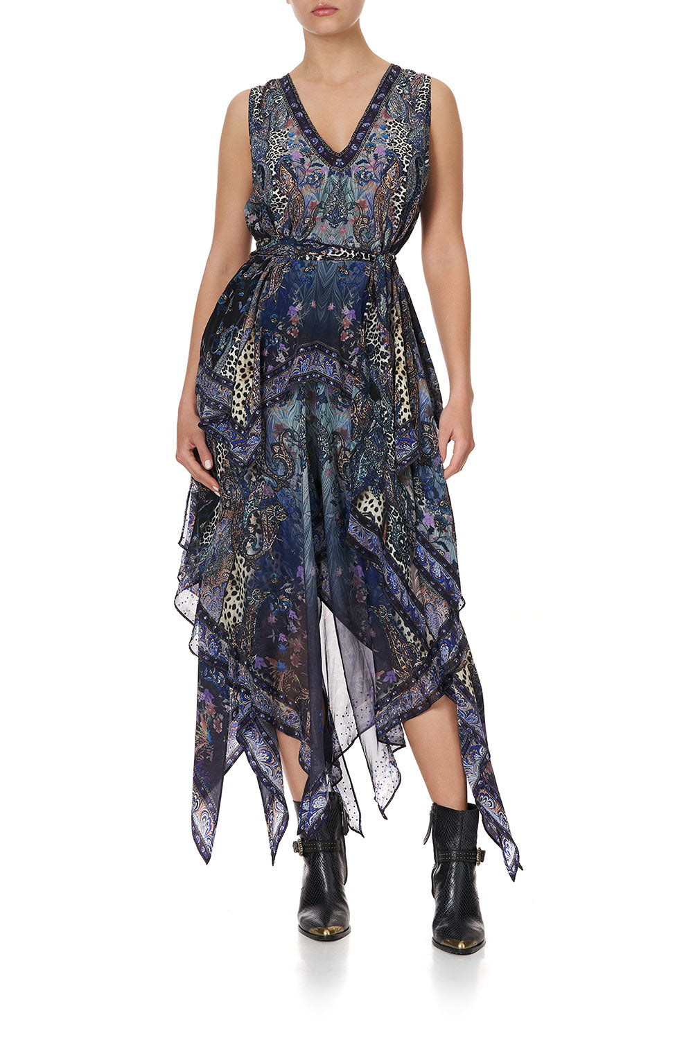 HANDKERCHIEF HEM TOP FESTIVAL EXPRESS