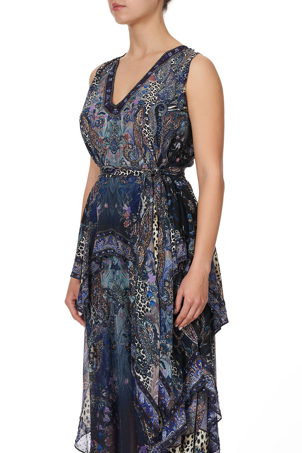 HANDKERCHIEF HEM TOP FESTIVAL EXPRESS